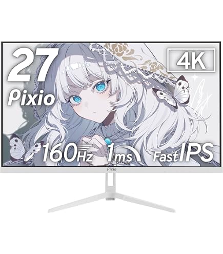Amazon.co.jp: Pixio PX278 Wave White 27インチ Fast IPS FHD 2560 x