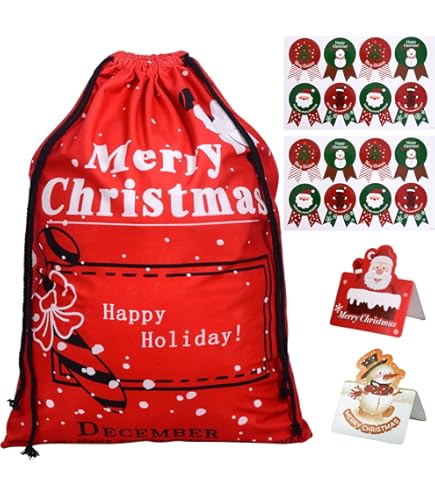 Amazon.co.jp: インディゴ クリスマス ラッピング袋 グリーティング