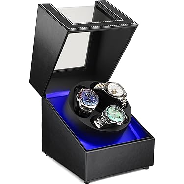 JIYTG ワインディングボックスウォッチワインダー - スマート垂直時計