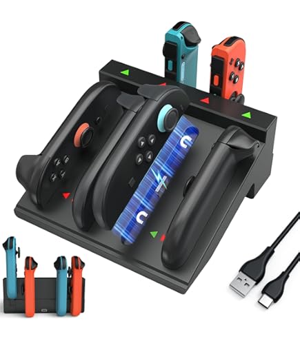 Amazon.co.jp: HAQIUHETO ジョイコン 充電器 Switch & Switch 有機EL