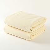イクズス 綿100％ 防水 おねしょシーツ ダブル 140x210cm 2枚 (イエロー2枚）防水シーツ 厚手 ベビー 介護