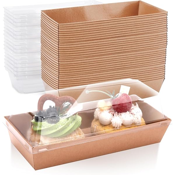 BenRan 60 Sets Mondkuchen-Boxen – Für 50g/63g/75g/100g/125g Kuchen, Lebensmittelecht, Wasserdicht (z. B. 50g Gold)