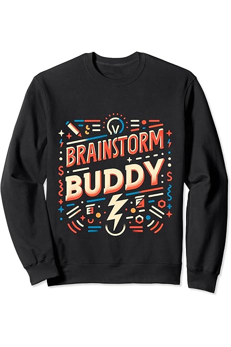Amazon | Brainstorm Buddy - ジップパーカー | オリジナルプリント 通販