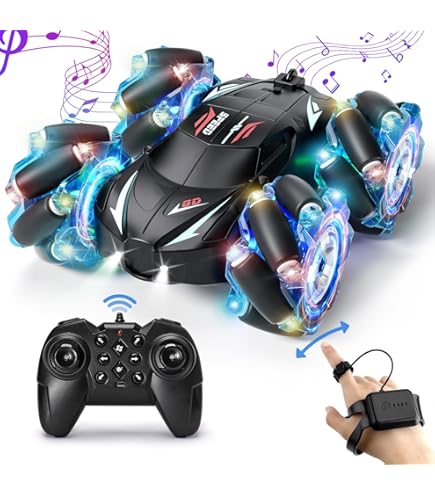 Amazon.co.jp: Jovow 1:12 RC スタントカー 2.4GHz 4WD リモート