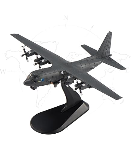Amazon｜NUOTIE AC130 1/200スケール エアガンシップモデル ダイ