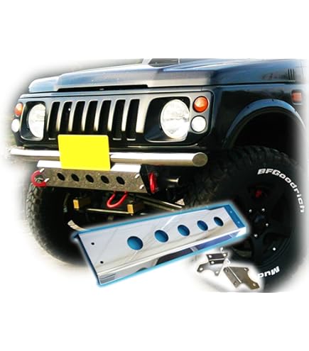 Amazon | JA11 JA12 JA22 ジムニー フロント角パイプフルバンパー