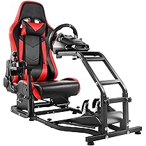 Amazon | MINNEER レーシングコクピットレッドシート調整可能 ハンコン