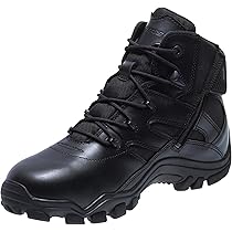 Amazon | Bates メンズ Delta サイドジップ 6インチ ユニフォーム