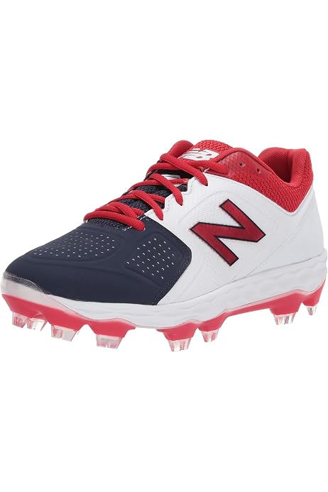 Velo V1 Molded Baseball Shoe, red 