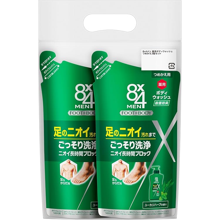 Amazon | 花王 8x4メン 薬用ボディウォッシュ 本体 400ml | 花王(Kao