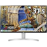 LG モニター ディスプレイ 32UN650-W 31.5インチ/4K/HDR/IPS非光沢/HDMI×2、DP/FreeSync対応/スピーカー搭載/フリッカーセーフ、ブルーライト低減/高さ調節/3年安心・無輝点保証