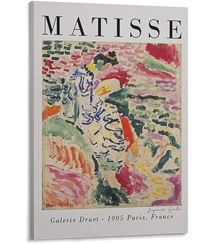 アートポスター アンリ・マティス エキシビジョンポスター Amazon.co.jp: アンリマティス美術展ポスター、マティス紙のカットと