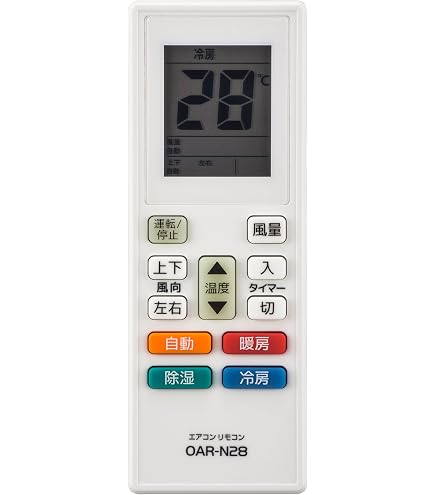 Amazon.co.jp: オーム電機 【大きな文字で見やすい】エアコン用