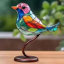 ベネチアングラスの置き物　2羽の鳥　フロストガラスコーティング　ハンドメイド 71BP3Z3XJbL._AC_UL210_SR210,