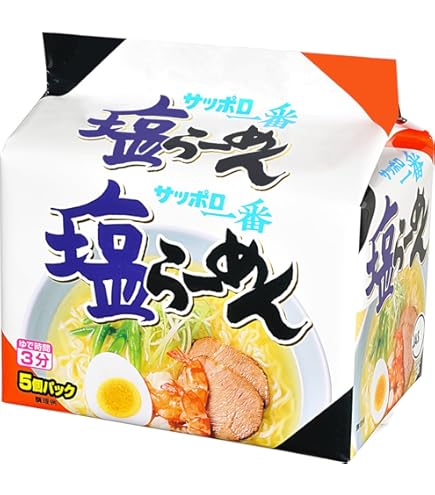 Amazon.co.jp: まとめ買い サッポロ 一番 塩らーめん すだち香る和だし