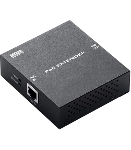 Amazon.co.jp: サンワサプライ PoEエクステンダー(Gigabit PoE+対応