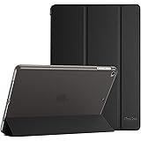 ProCase iPad 9.7 ケース、iPad 6世代 2018/ 5世代 2017, iPad Air 2 1 保護カバー, ３つ折り スマートケース TPUバックカバー スタンド機能 - ブラック