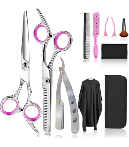 Amazon | HM5.5L 5.5inch 左利き用 シザー&セニングセット 完全プロ