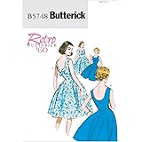 Amazon Vogue Patterns 1950年代の女優スタイル ワンピースとコートの型紙セット サイズ Us8 10 12 14 16 75 型紙 パターン 通販