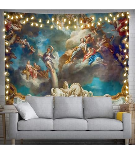 Amazon.co.jp: Sanzugh レトロ ルネサンスタペストリー ヴィンテージ