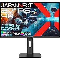27インチ ゲーミング モニター IPS 4K UHD(3840x2160) Amazon.co.jp: JAPANNEXT 27インチ ゲーミングモニター 144Hz