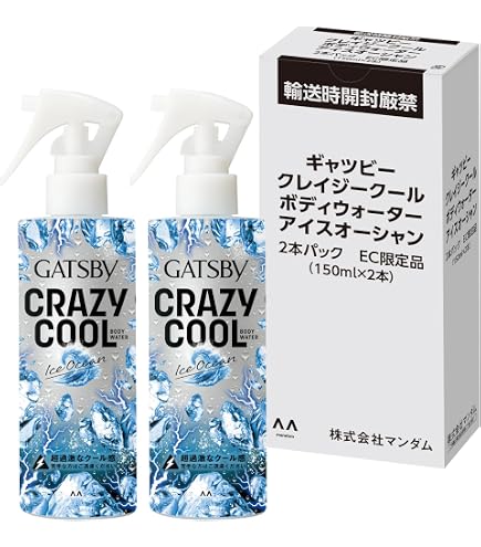 Amazon.co.jp: GATSBY Crazy Cool Body Water, Unscented, 6.0 fl oz