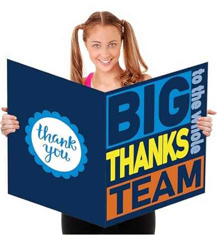 Large Thank You Cards Funny Jumbo Size Cards 22.05 X Iceland