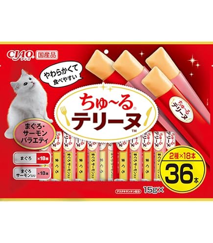 Amazon.co.jp: チャオ (CIAO) ちゅ～るテリーヌ まぐろ＆ささみ 猫用