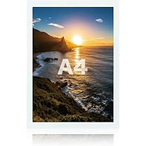 Amazon.co.jp: benrii A4壁掛け額縁 黒 軽量 壁掛け ポスター
