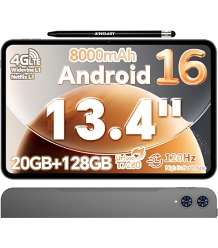 Amazon.co.jp: TECLAST T65Max 13インチ タブレット Android 14 Helio