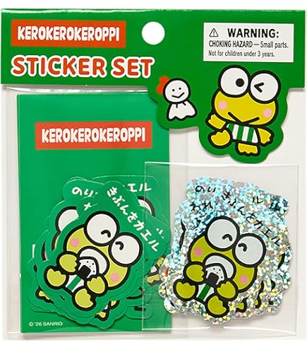 Amazon | けろけろけろっぴ[ビニールシール]ダイカットミニステッカー