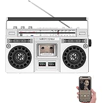 Amazon.co.jp: Vrapnudc ラジカセ カセットプレーヤー カセット