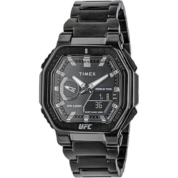TIMEX/UFC/コラボ/時計/別注/オクタゴン/限定/8角形/デイデイト/黒 TIMEX/UFC/コラボ/時計/別注/オクタゴン/限定/8角形/デイデイト/黒
