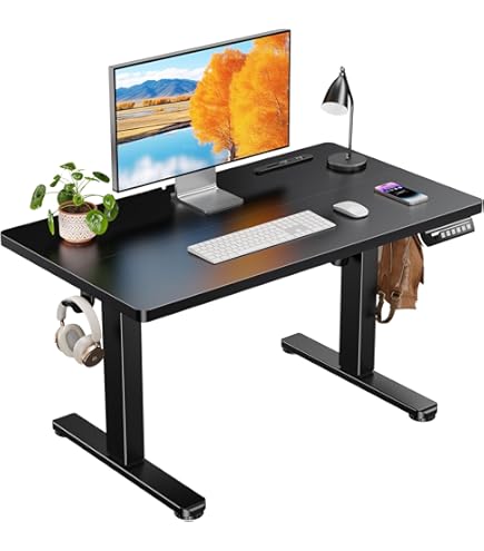 Amazon | SANODESK 昇降デスク FQシリーズ 収納フック付き 電動昇降