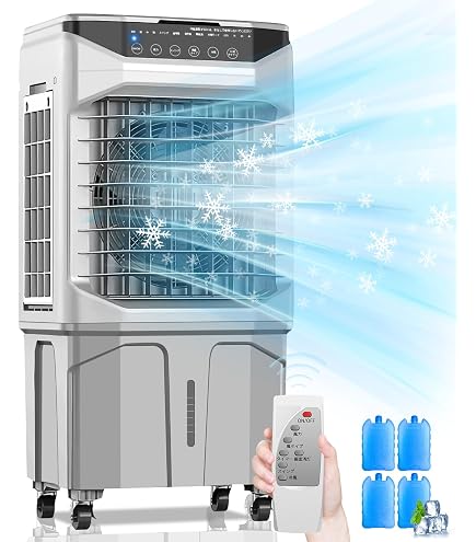 Amazon | 冷風機 冷風扇 30L大容量【2026年新大型気化式 4in1】強力