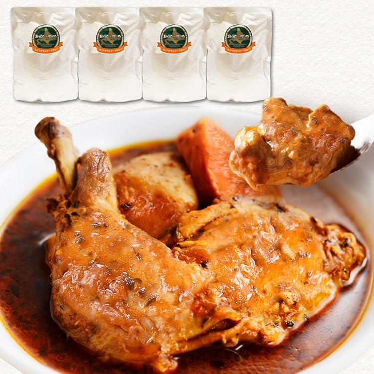 Amazon.co.jp: 北海道スープカレー 4食セット（北国まるごとチキン