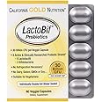 California Gold Nutrition LactoBif プロバイオティクス 300億個 植物性カプセル60錠 【アメリカ直送】