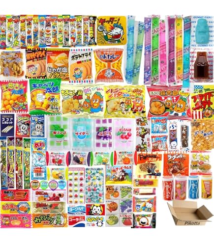 Amazon.co.jp: 【 12種の駄菓子 計60点セット 】駄菓子 お菓子
