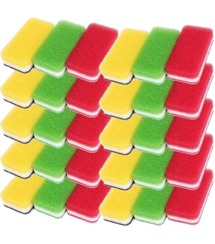 Amazon｜ダスキン台所用スポンジハードタイプ(60個入り1ケース)ローズ