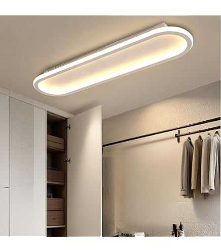 Amazon.co.jp : Wumaoxy 95cm 調光可能 メタルLEDシーリングライト