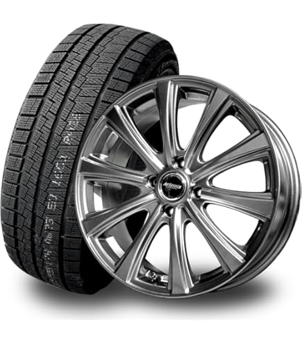 Amazon | 205/55R16 スタッドレスタイヤ&ホイール4本セット オーラ 
