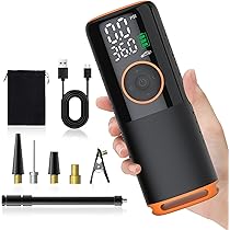 Amazon.co.jp: 空気入れ 自転車 電動空気入れ バイク 車 【8000mAh