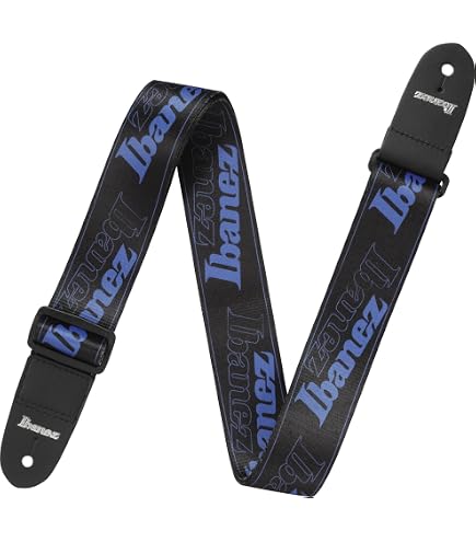 Amazon | IBANEZ GSD50-P6 Logo ギターストラップ | ギターストラップ
