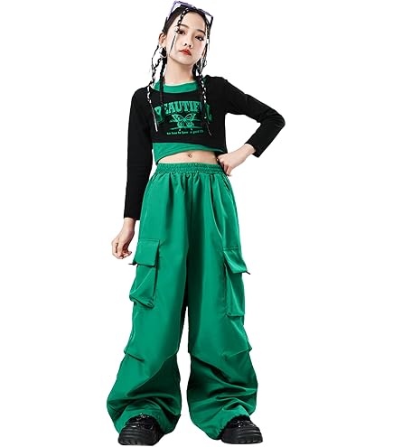 Amazon.co.jp: 上下セット ダンス 衣装 キッズ ヒップホップ 