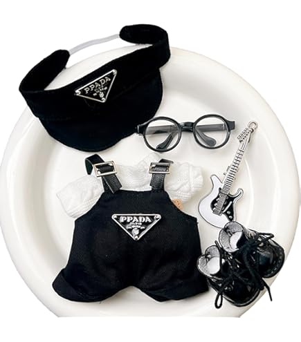 Amazon.co.jp: ぬいぐるみ服 ラブブ 17cm 着せ替え服 オートバイ着 6点