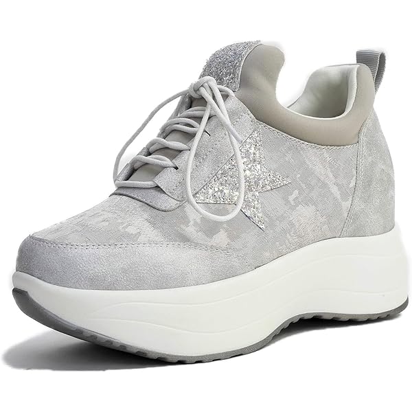 Amazon | MUUM ムーム スニーカー レディース グリッター ツイード