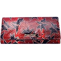 miu miu 長財布 レッド 箱付き 中古・古着通販】MIU MIU (ミュウミュウ) 財布 レッド｜ブランド