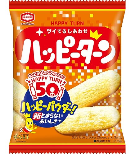 【happyターン】 Amazon.co.jp: 亀田製菓 ハッピーターン 108g : 食品・飲料・お酒