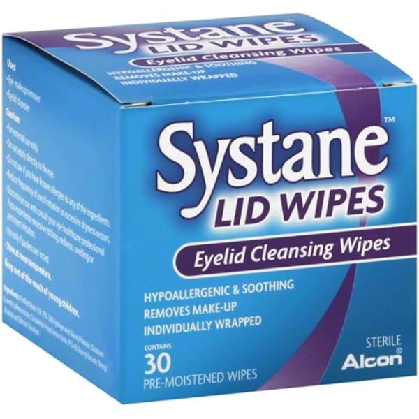 Systane Lid Wipes Eyelid Cleansing Wipes 30 Each Pack Of 4 Amazon Sg Health Household Personal Care