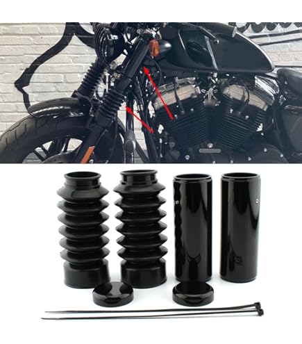 Amazon | Eumti 39mm フォークチューブ 4インチ 延長キット クロム